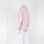 Pure Cashmere Pale Pink Cashmere Roll Neck Jumper