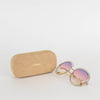 Chloe Carlina Sunglasses With Pink & Purple Lens