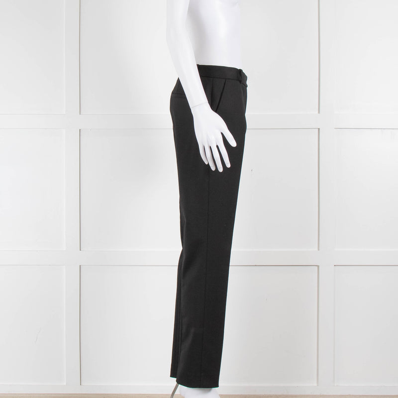 Joseph Black Wool Mix Trousers