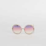 Chloe Carlina Sunglasses With Pink & Purple Lens