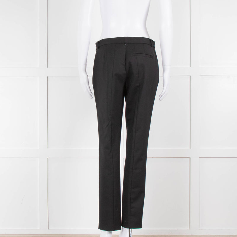 Joseph Black Wool Mix Trousers