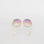 Chloe Carlina Sunglasses With Pink & Purple Lens