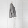 Le Tricot Perugia Grey Round Neck Jumper