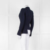 Smythe Navy Blue Gold Button Fitted Jacket