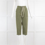 James Perse Khaki Crop Trouser