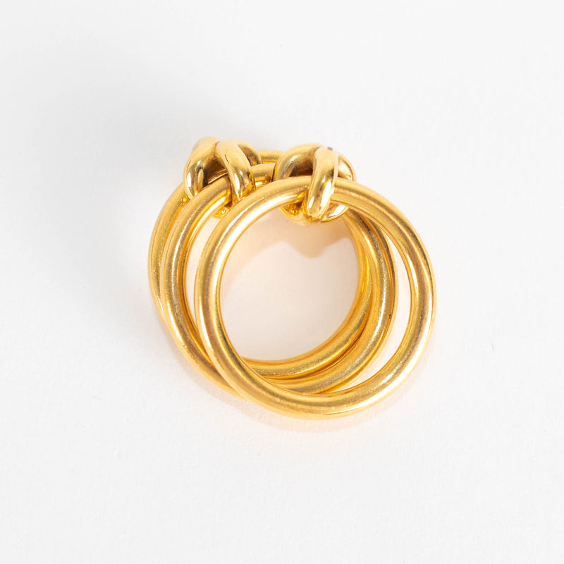 Annoushka 14ct Gold Tri Knuckle Ring