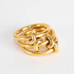 Annoushka 14ct Gold Tri Knuckle Ring