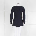 Stella McCartney Navy Blue Long Sleeve Fitted Top