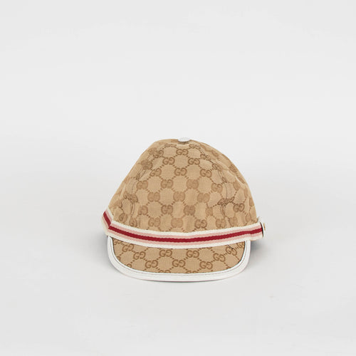 Gucci Beige GG Fabric Cap