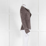 Balenciaga Grey Corduroy Blazer Jacket