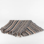 Missoni Mohair Mix Grey Muted ZigZag Scarf