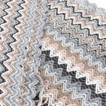 Missoni Mohair Mix Grey Muted ZigZag Scarf