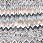 Missoni Mohair Mix Grey Muted ZigZag Scarf