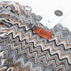 Missoni Mohair Mix Grey Muted ZigZag Scarf