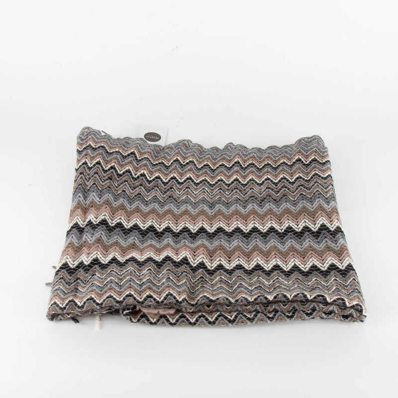 Missoni Mohair Mix Grey Muted ZigZag Scarf