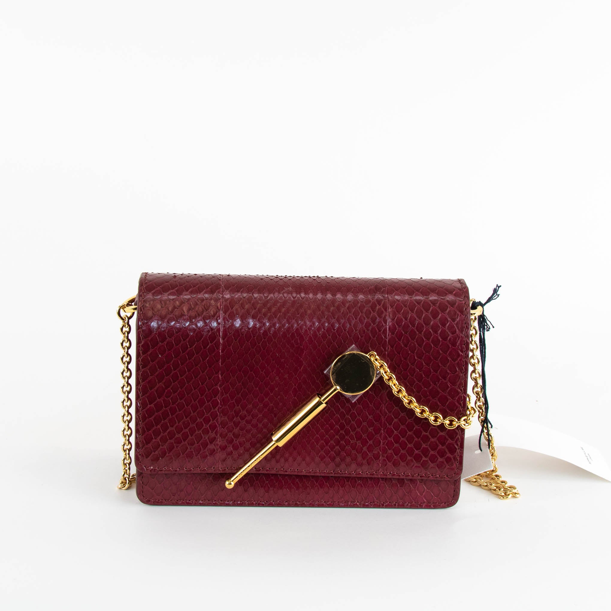 Sophie Hulme Burgundy Snake Micro Cocktail Stirrer Bag – Phoenix Style