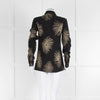 Victoria Victoria Beckham Black Gold Palm Tree Shirt