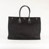 Saint Laurent Black Rive Gauche Canvas Tote Bag