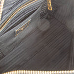 Prada Black Grainy Leather Tote Bag