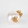 Tory Burch Pearl Drop Earrings With Diamante Stud