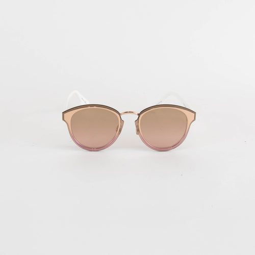 Christian Dior Rose Gold Mirrored  Sunglasses