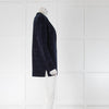 Amina Rubinacci Navy Cardigan with Silver Sequins