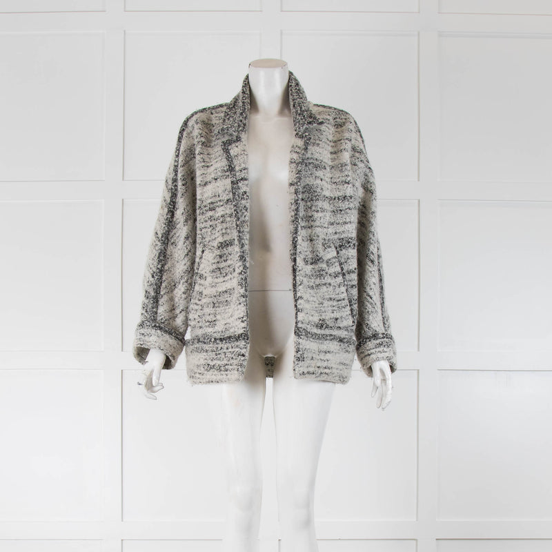 Isabel Marant Grey Flecked Wool Jacket