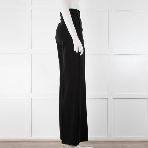 Weekend Max Mara Black Suiting Wide Leg Trousers