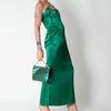 16Arlington Forest Green Esteli Corset Midi Dress