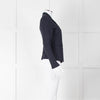 Hope Navy Blue White Flex Single Breasted Jacket