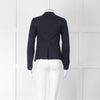 Hope Navy Blue White Flex Single Breasted Jacket