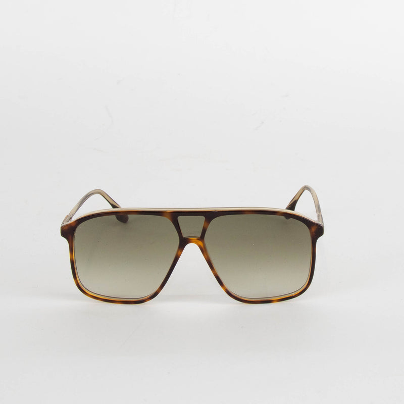 Victoria Beckham Tortoise Shell Oversized Aviators