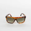 Victoria Beckham Brown Tortoise Shell Flat Top Aviator