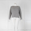 Fabiana Filippi Grey Metallic Cashmere Mix Jumper