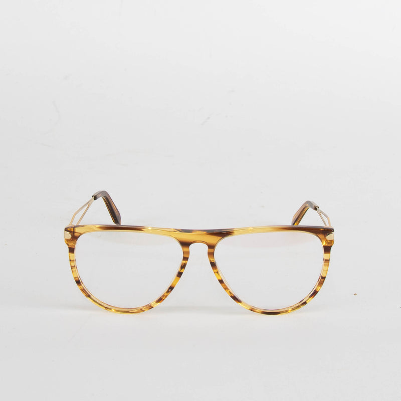 Victoria Beckham Tortoise Shell Flat Top Fine Optical