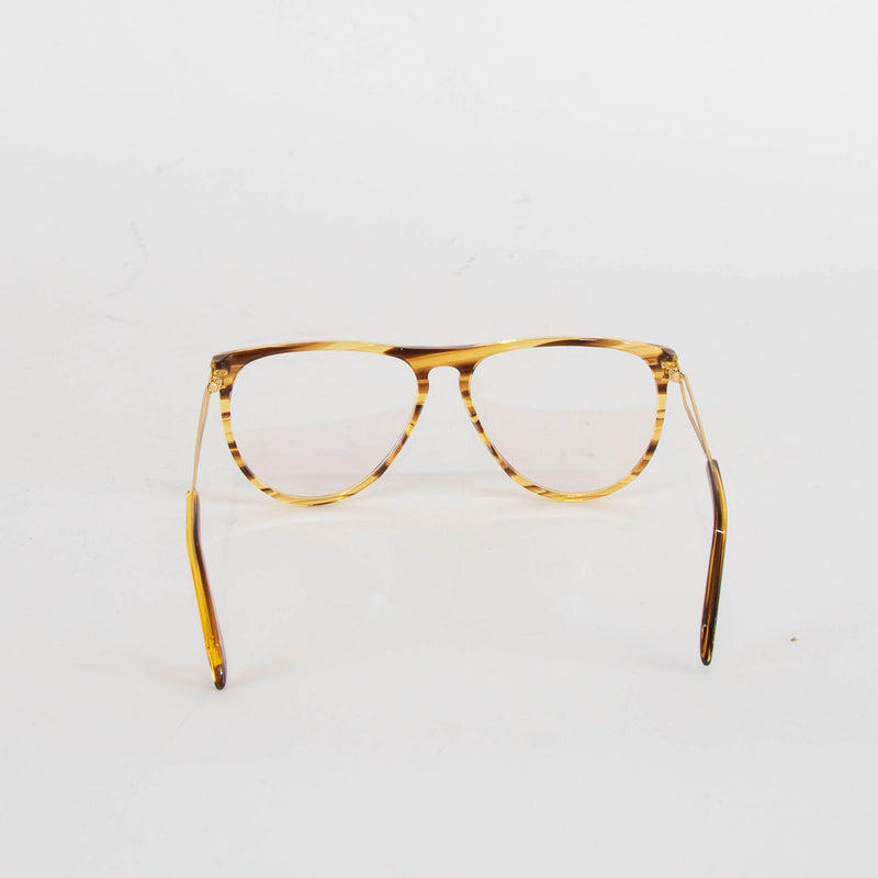 Victoria Beckham Tortoise Shell Flat Top Fine Optical