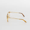 Victoria Beckham Tortoise Shell Flat Top Fine Optical