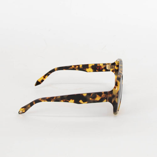 Victoria Beckham Tortoiseshell D Frame Aviators