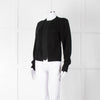 Hodakova Black Wool Raw Edge Cardigan