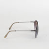 Victoria Beckham Black Round Frameless Sunglasses