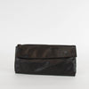 Jil Sander Black Leather Soft Clutch Bag