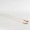 Victoria Beckham Gold Chain Tassel Necklace