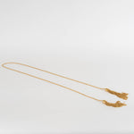 Victoria Beckham Gold Chain Tassel Necklace