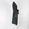 Loro Piana Teal Navy Trim Cashmere Dressing Gown