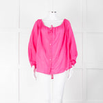 Luisa Spagnoli Pink Fine Cotton Over Sized Blouse