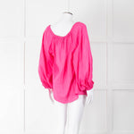 Luisa Spagnoli Pink Fine Cotton Over Sized Blouse