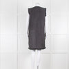 Theory Grey Shearling Sleeveless Gilet