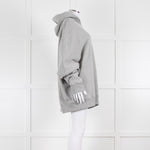 Raey Batwing Grey Oversized Hoodie