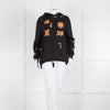 Paul Smith Black Hoodie with Orange Graphic Print