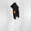 Paul Smith Black Hoodie with Orange Graphic Print